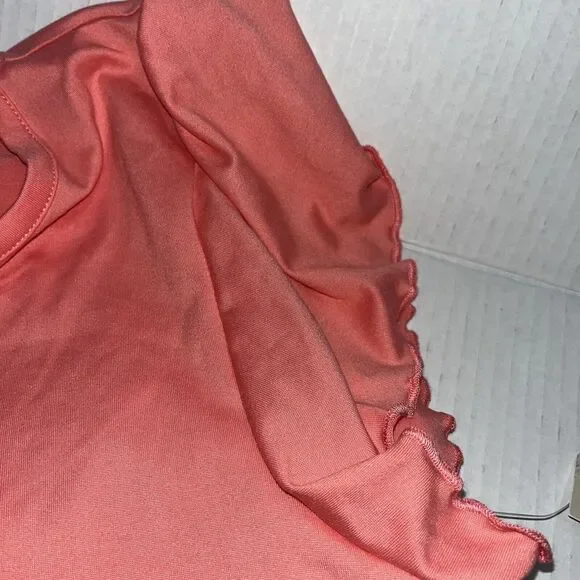 INK+IVY Women's Sleepwear 2pc Set Raglan Sleeve T-Shirt Peach & Pink Size XL NWT - Picture 3 of 7